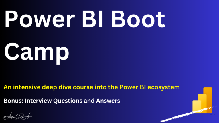 Microsoft Power BI Booth Camp The ultimate beginner’s guide to data modelling, visualization, digital storytelling, with Projects.